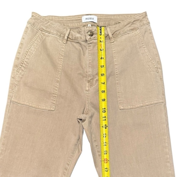 Pistola Cargo Bootcut Khaki High Rise Pants Women’s Size 30 - Picture 6 of 8